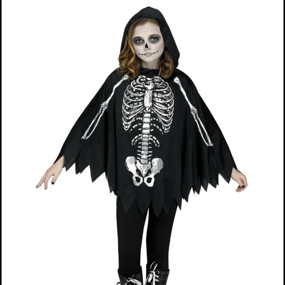 Kids Skeleton Costume - Black and White - Picture 1 of 6